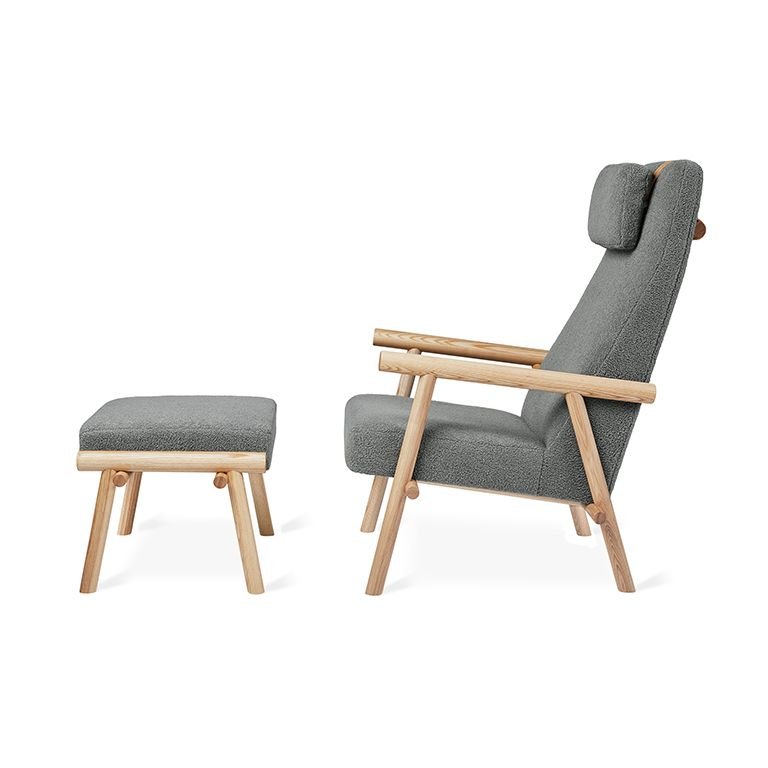 Labrador Chair & Ottoman | {neighborhood} Gus* Modern