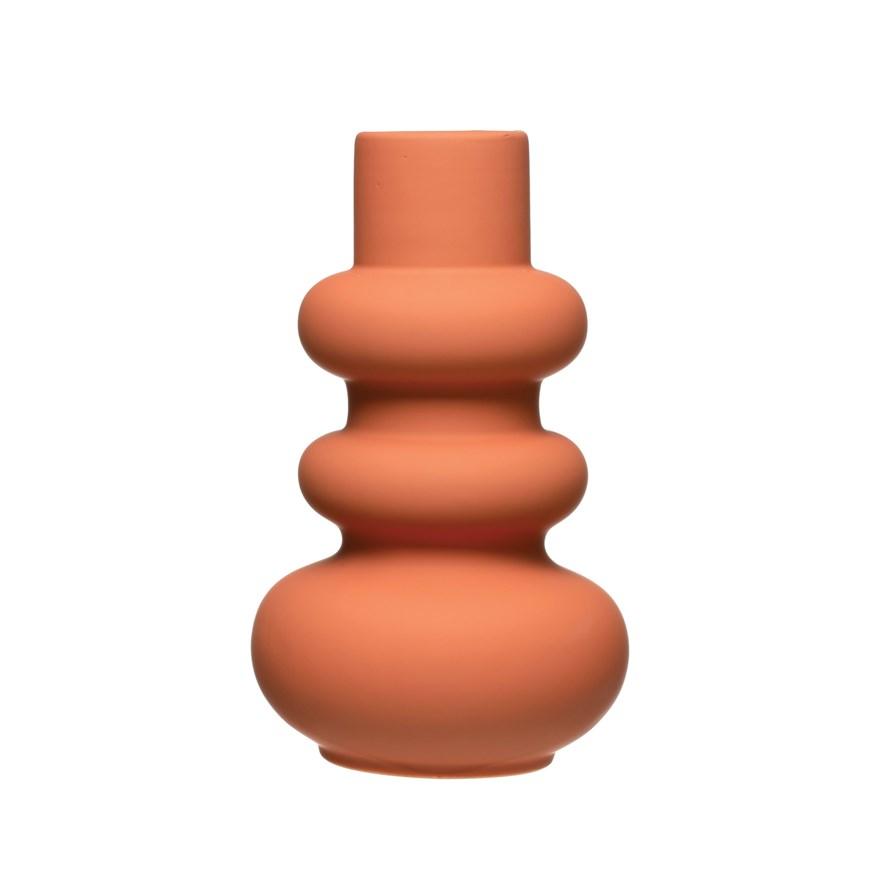 Terracotta Latex Glaze Stoneware Vase | {neighborhood} Bloomingville