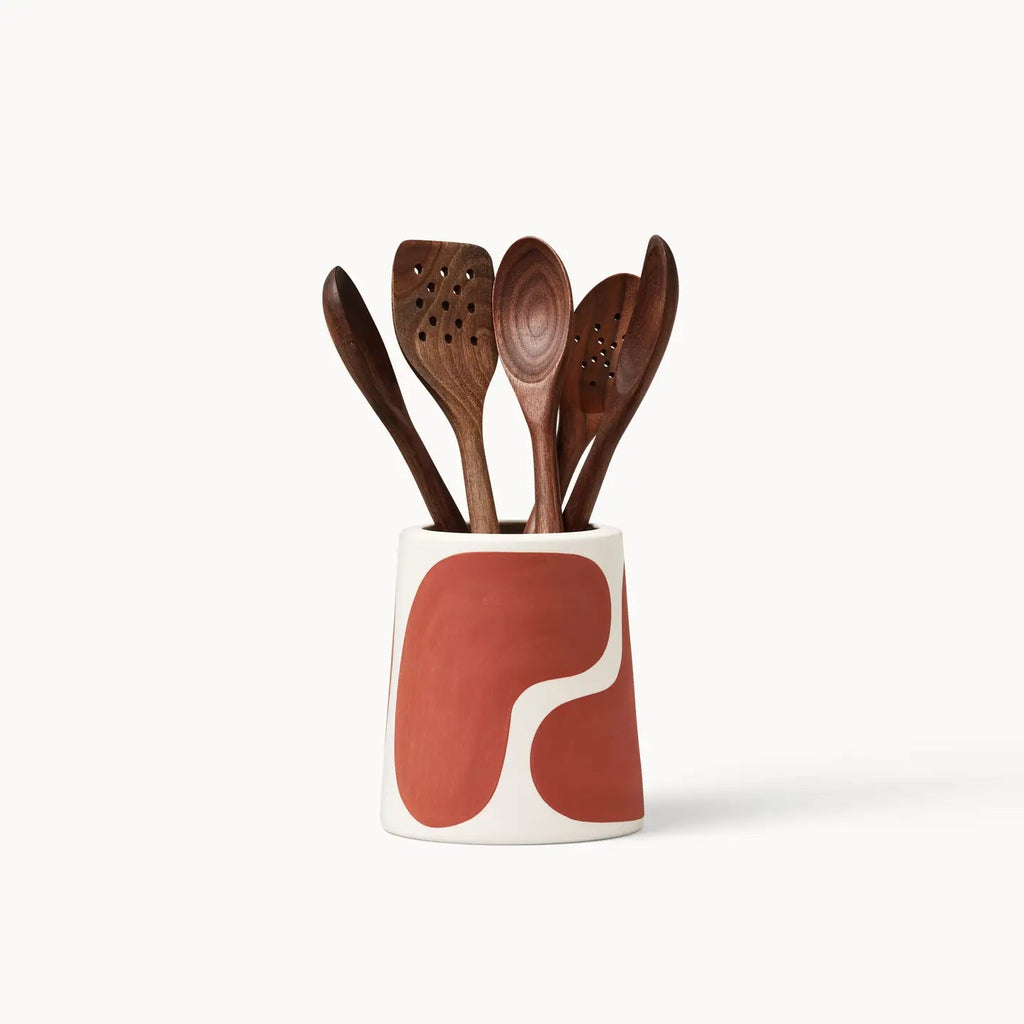 Canyon Color Block Short Pillar Vase | {neighborhood} Franca