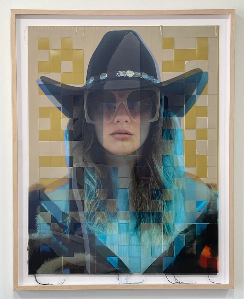 Cubist Cowgirl in Blue | {neighborhood} Joey Brock