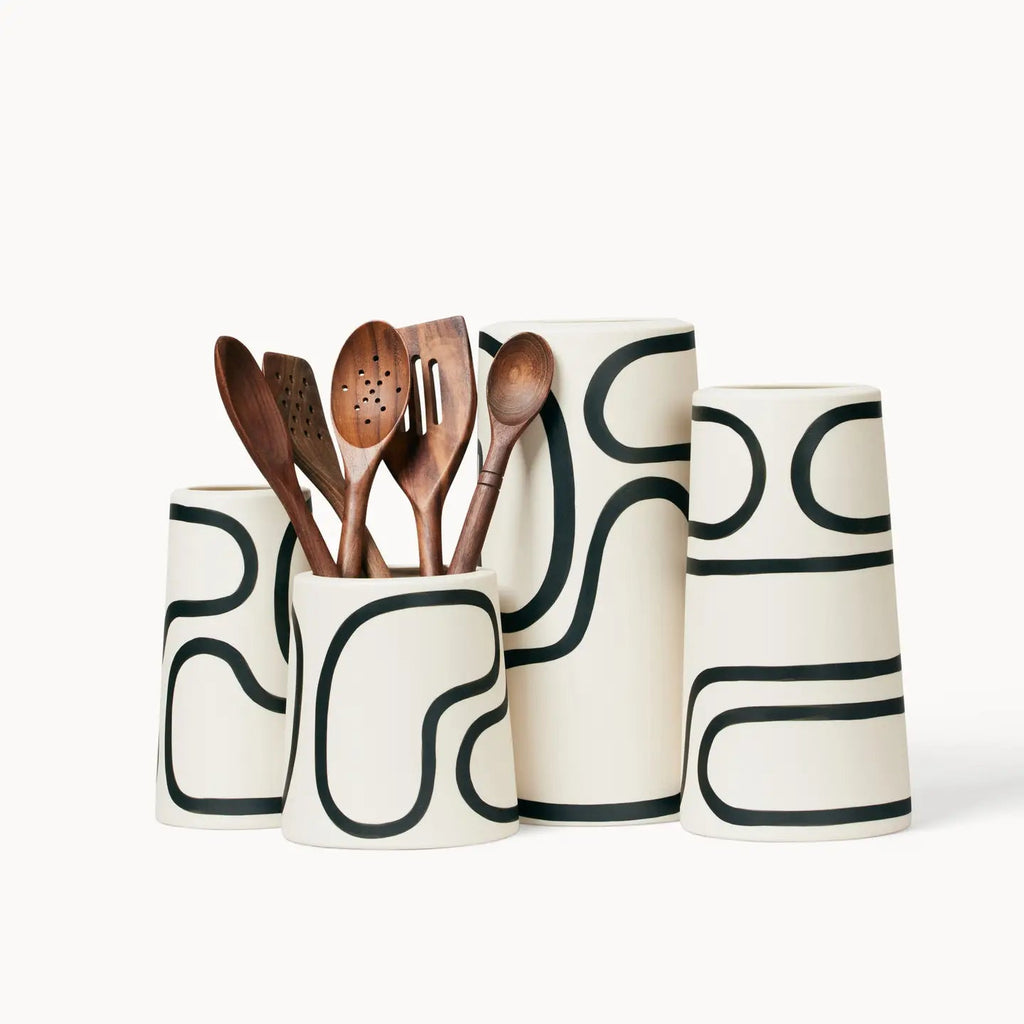 Outline Short Pillar Vase | {neighborhood} Franca