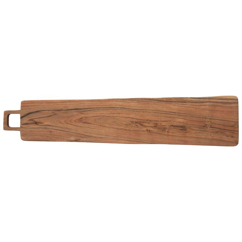 Acacia Wood Board with Squared Handle | {neighborhood} Bloomingville