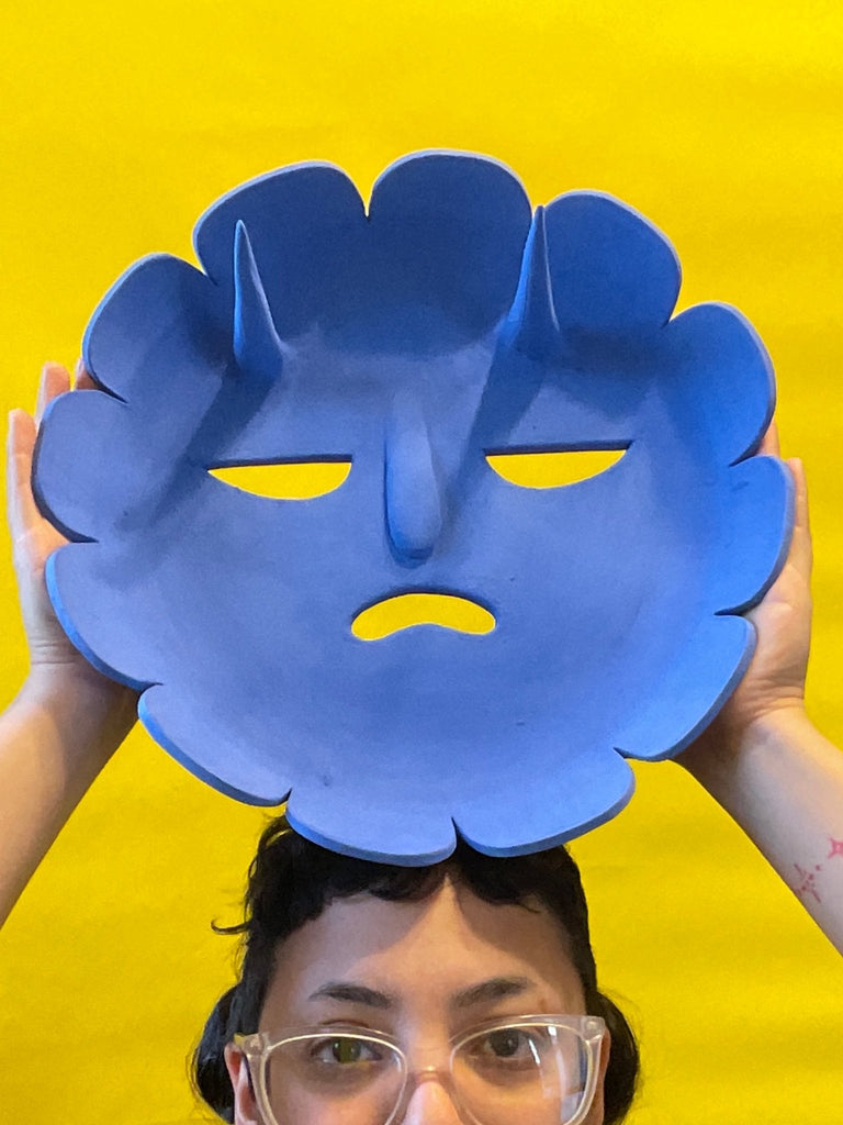 Blue Goblin Mask | {neighborhood} Gabo Martinez