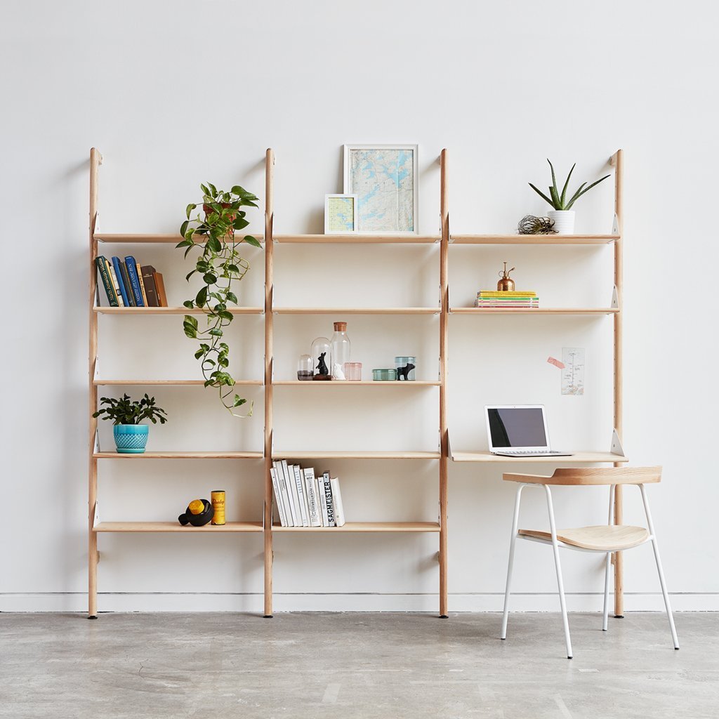 Branch-2 Shelving Unit with Desk | {neighborhood} Gus* Modern