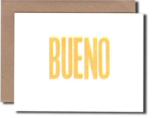 Bueno Card | {neighborhood} Power & Light Press