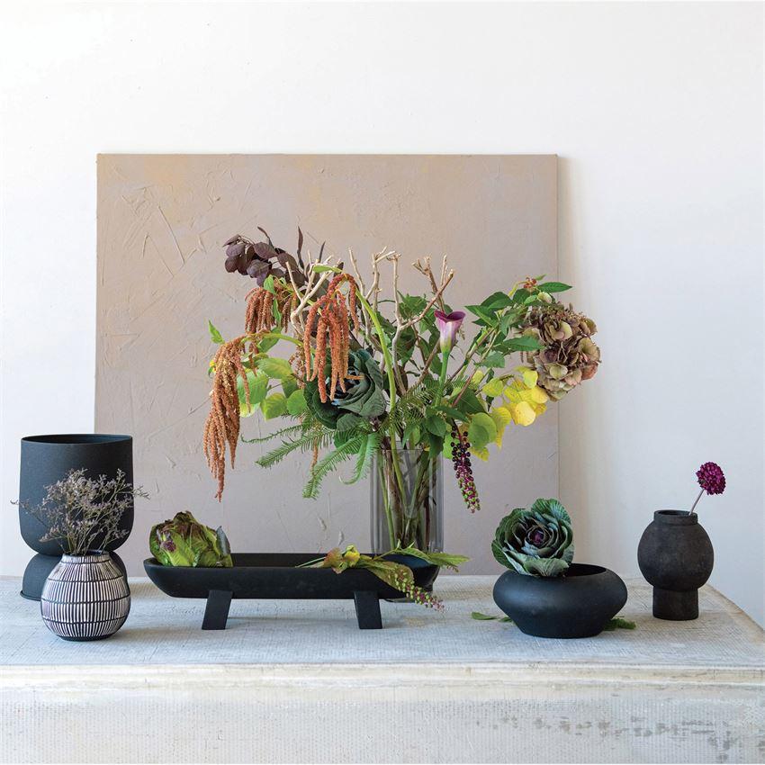 Carbonized Terracotta Bulb Vase | {neighborhood} Bloomingville