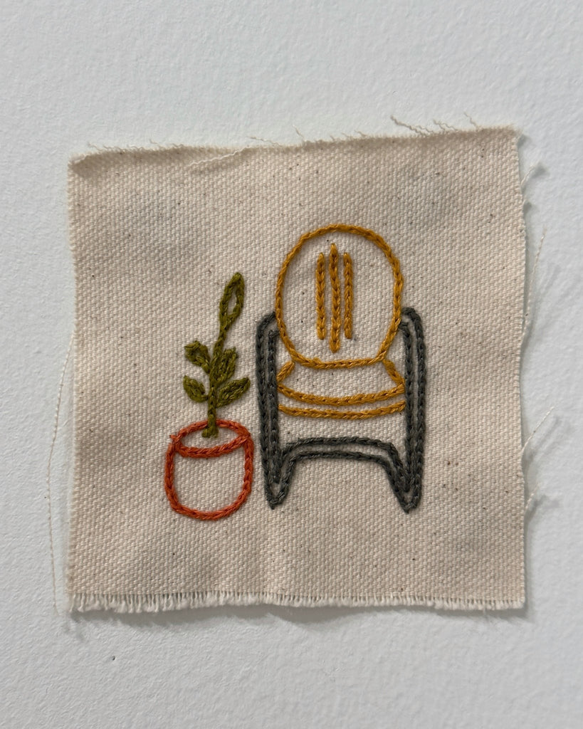 Chair and Plant II | {neighborhood} Leslie Cottrill