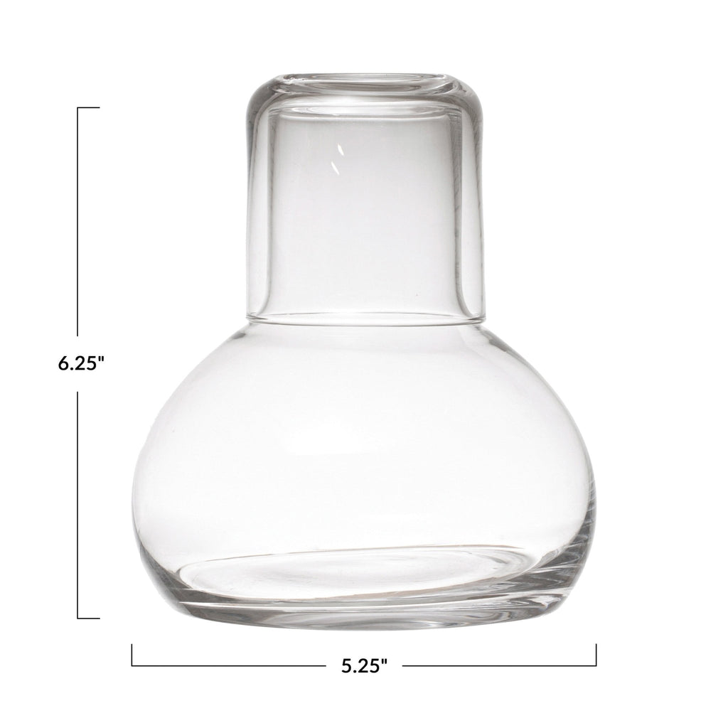 Clear Glass Carafe Set | {neighborhood} Bloomingville