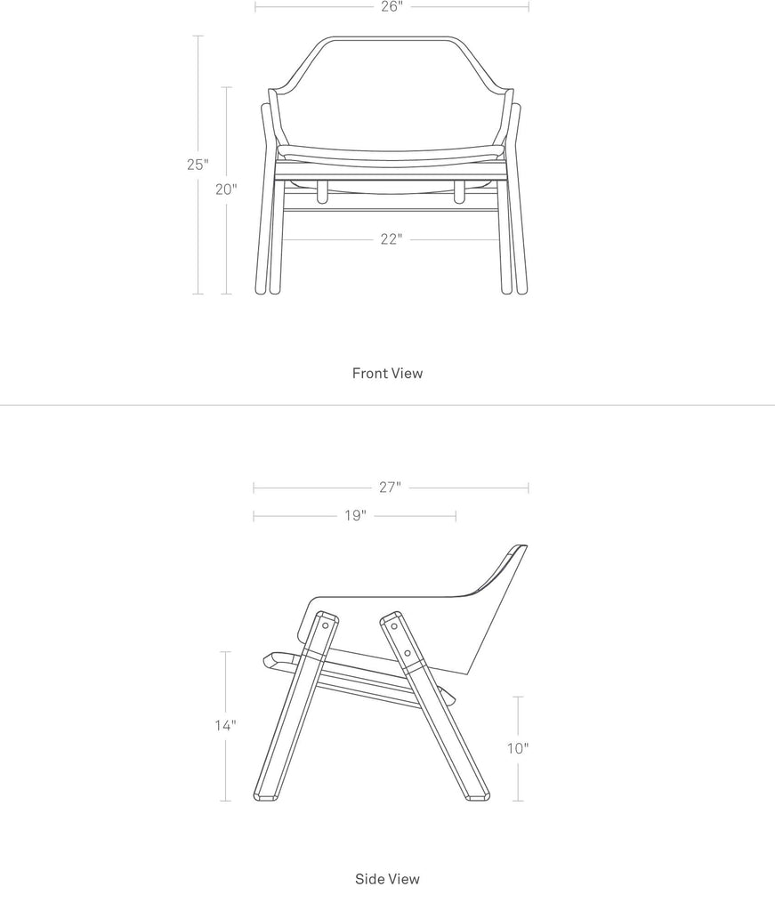 Clutch Lounge Chair | {neighborhood} Blu Dot