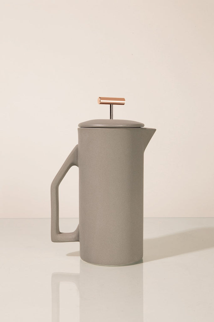 Gray Ceramic French Press | {neighborhood} YIELD