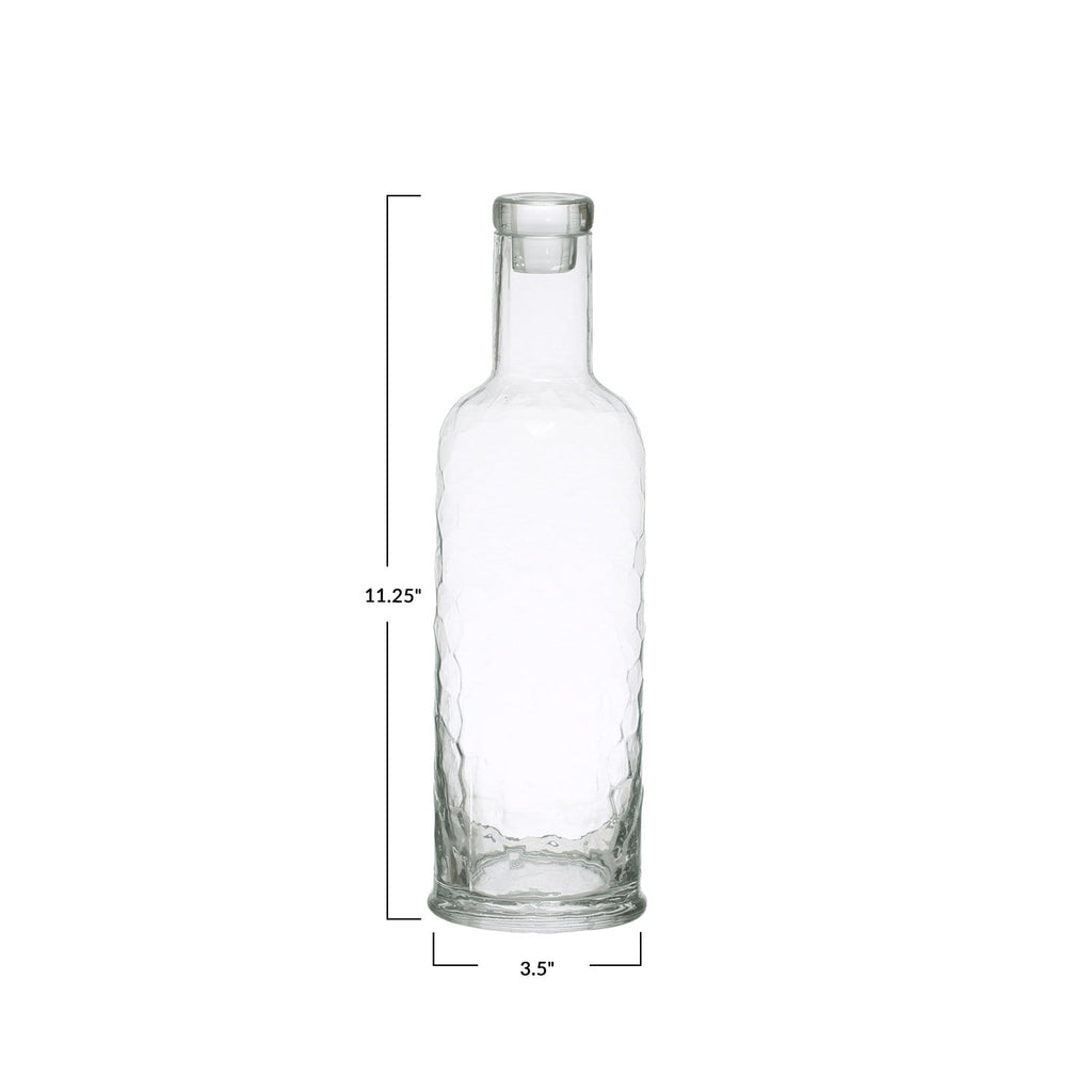 Hammered Glass Carafe | {neighborhood} Bloomingville