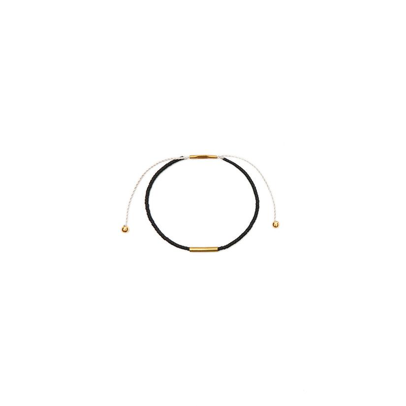 Irena Bracelet- Brass + Black | {neighborhood} Son of a Sailor