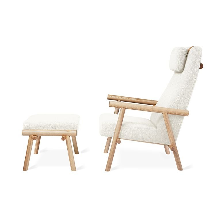 Labrador Chair & Ottoman | {neighborhood} Gus* Modern