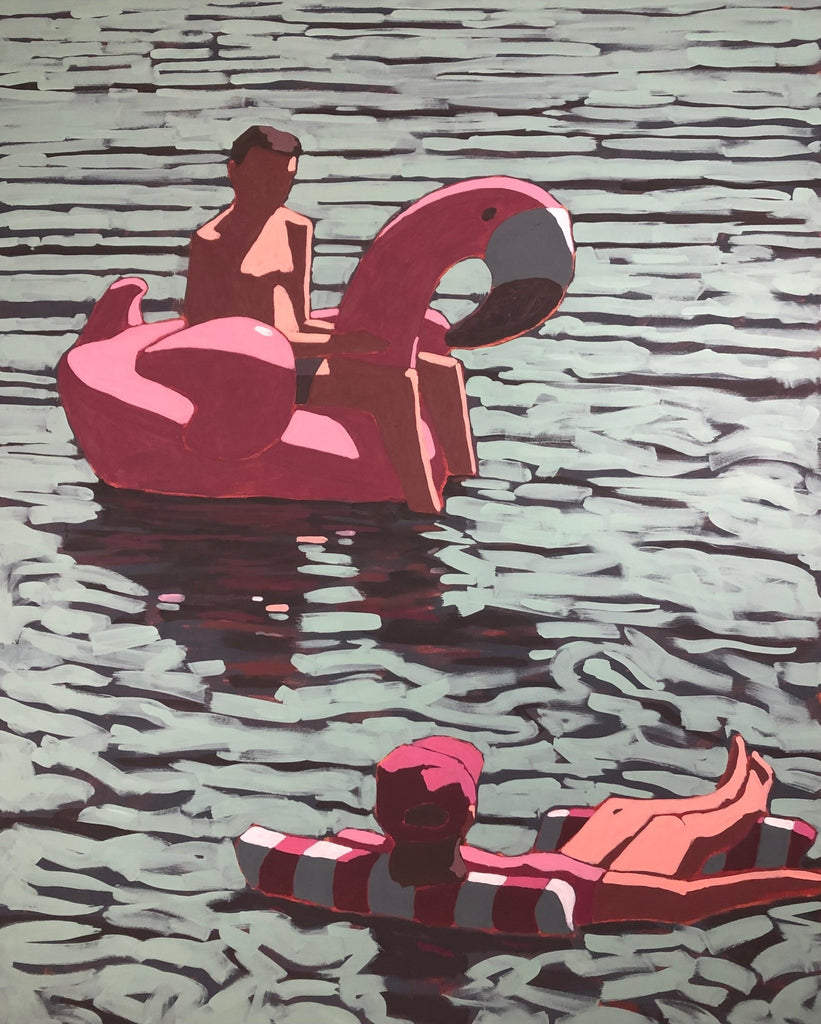 Man And Woman In Floats #2 | {neighborhood} Michael Van
