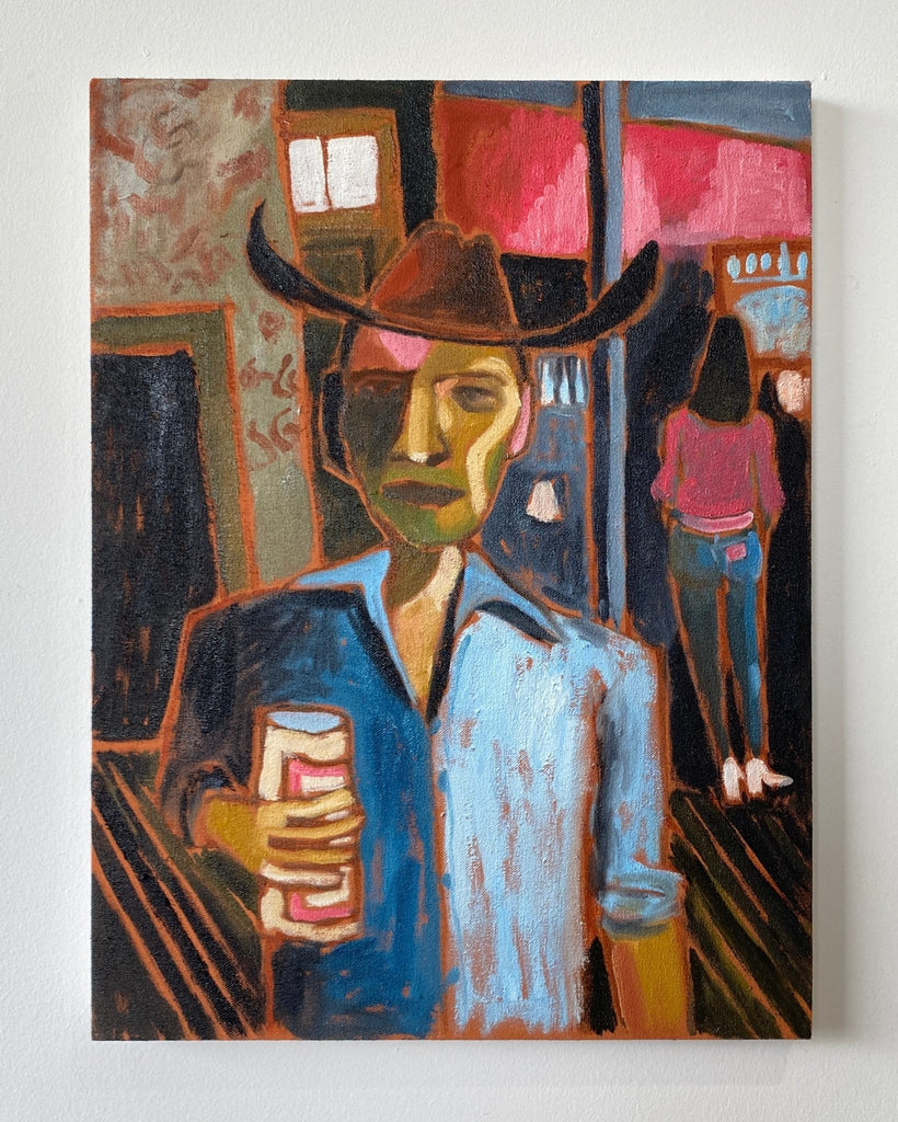 Michael Con Cowboy Hat at Amor Eterno Bar | {neighborhood} Cruz Ortiz