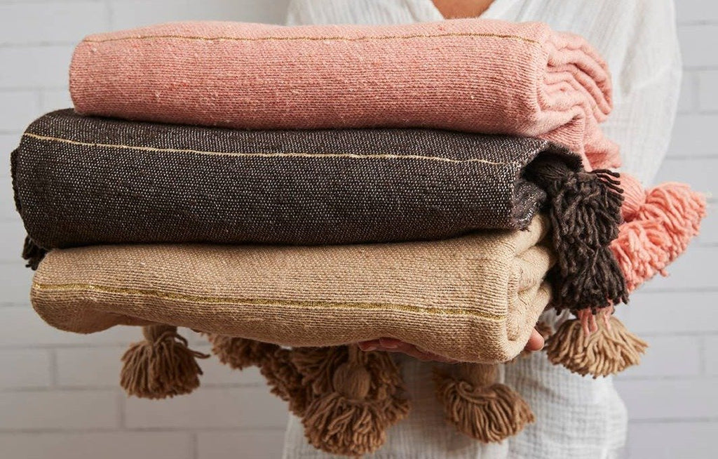 Moroccan Tasseled Blanket | {neighborhood} Verve Culture