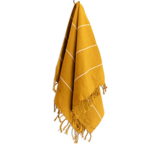Mustard Woven Hand Towel | {neighborhood} Fair + Simple