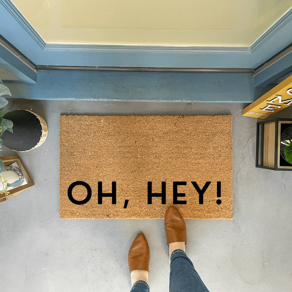 OH HEY Doormat | {neighborhood} Nickel Designs