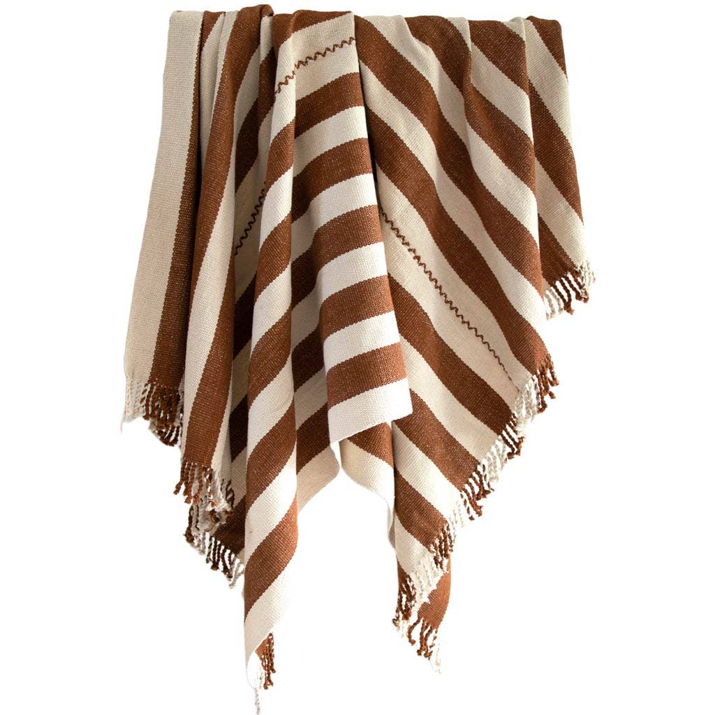 Organic Heirloom Cotton Colorgrown Throw Blanket | {neighborhood} Fair + Simple