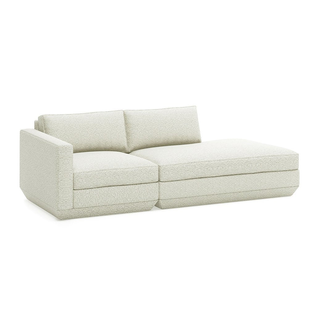 Podium Modular 2PC Lounge Sofa | {neighborhood} Gus* Modern