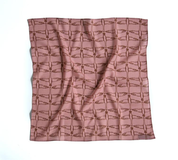 Rose Summer Swan Scarf | {neighborhood} Cait Courneya