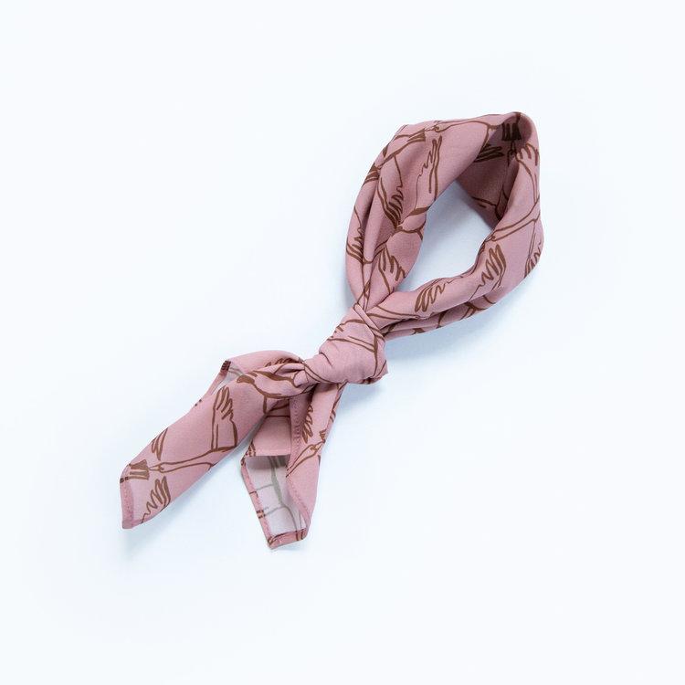 Rose Summer Swan Scarf | {neighborhood} Cait Courneya