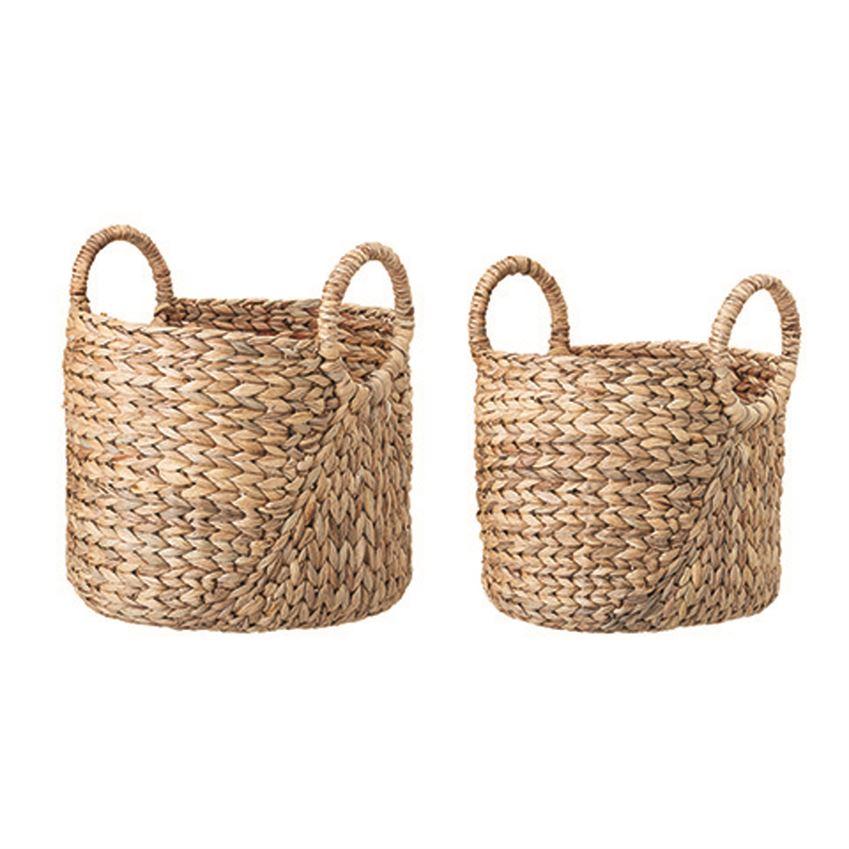 Round Handle Seagrass Basket | {neighborhood} Bloomingville