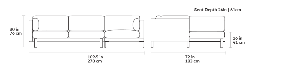 Silverlake Sectional | {neighborhood} Gus* Modern