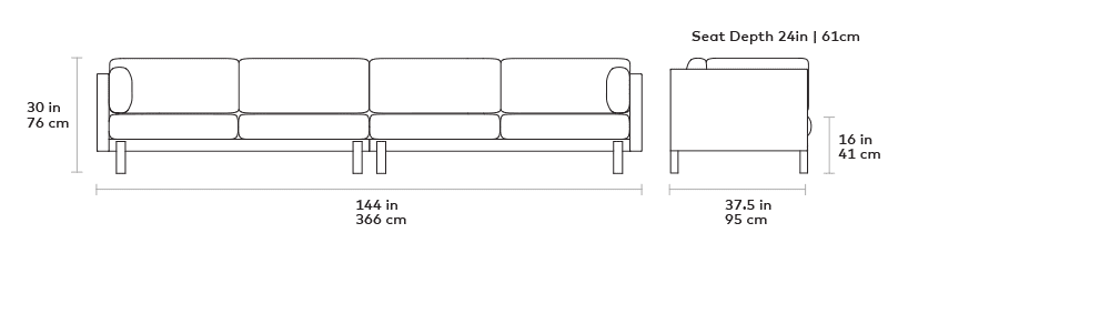 Silverlake XL Sofa | {neighborhood} Gus* Modern