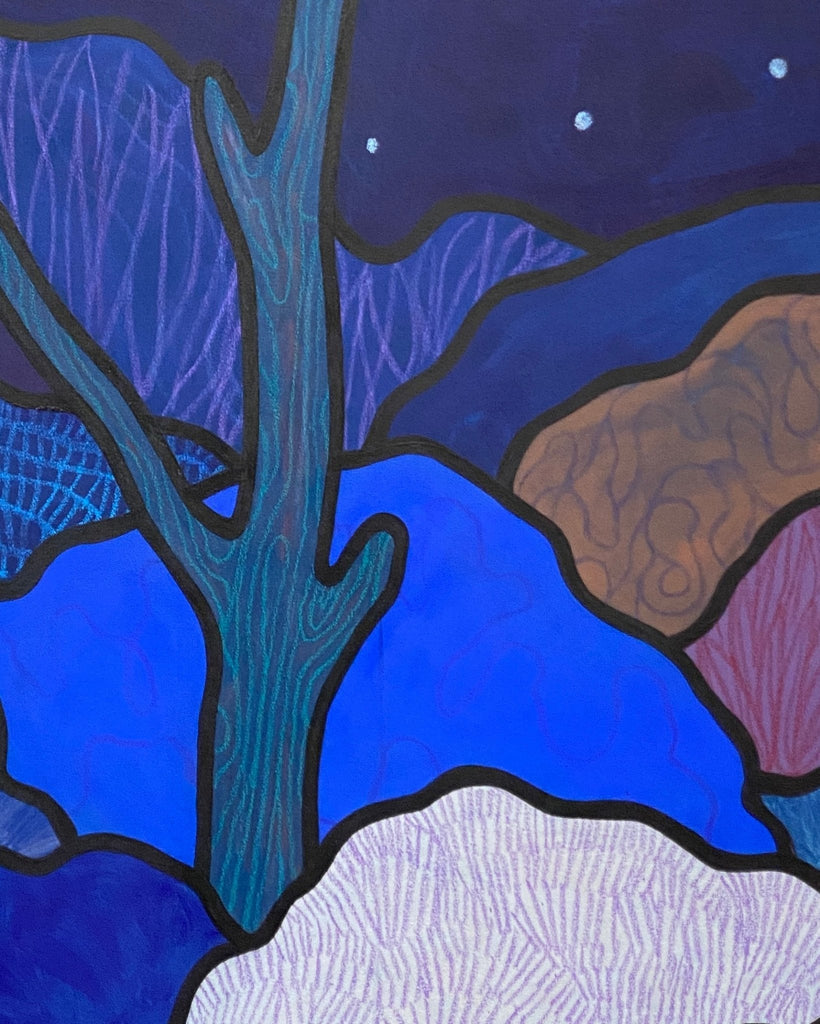 Still Life Under A Purple Moon | {neighborhood} Tom Jean Webb