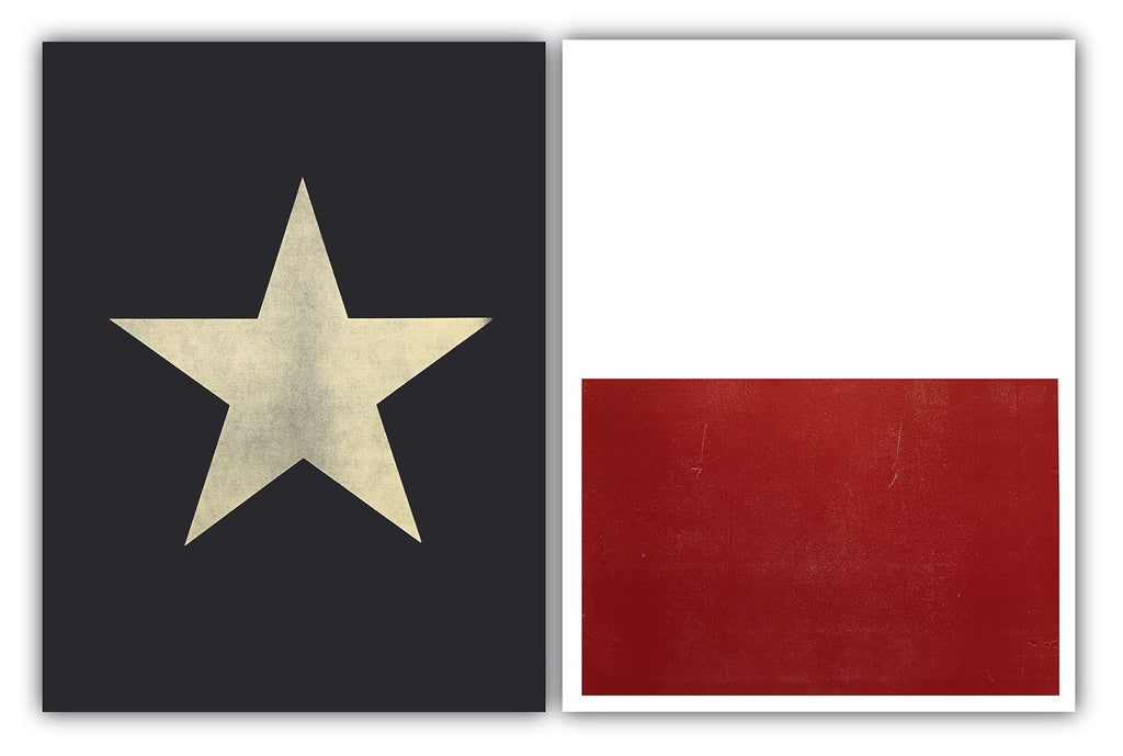 Texas Flag Diptych Print | {neighborhood} Dirk Fowler