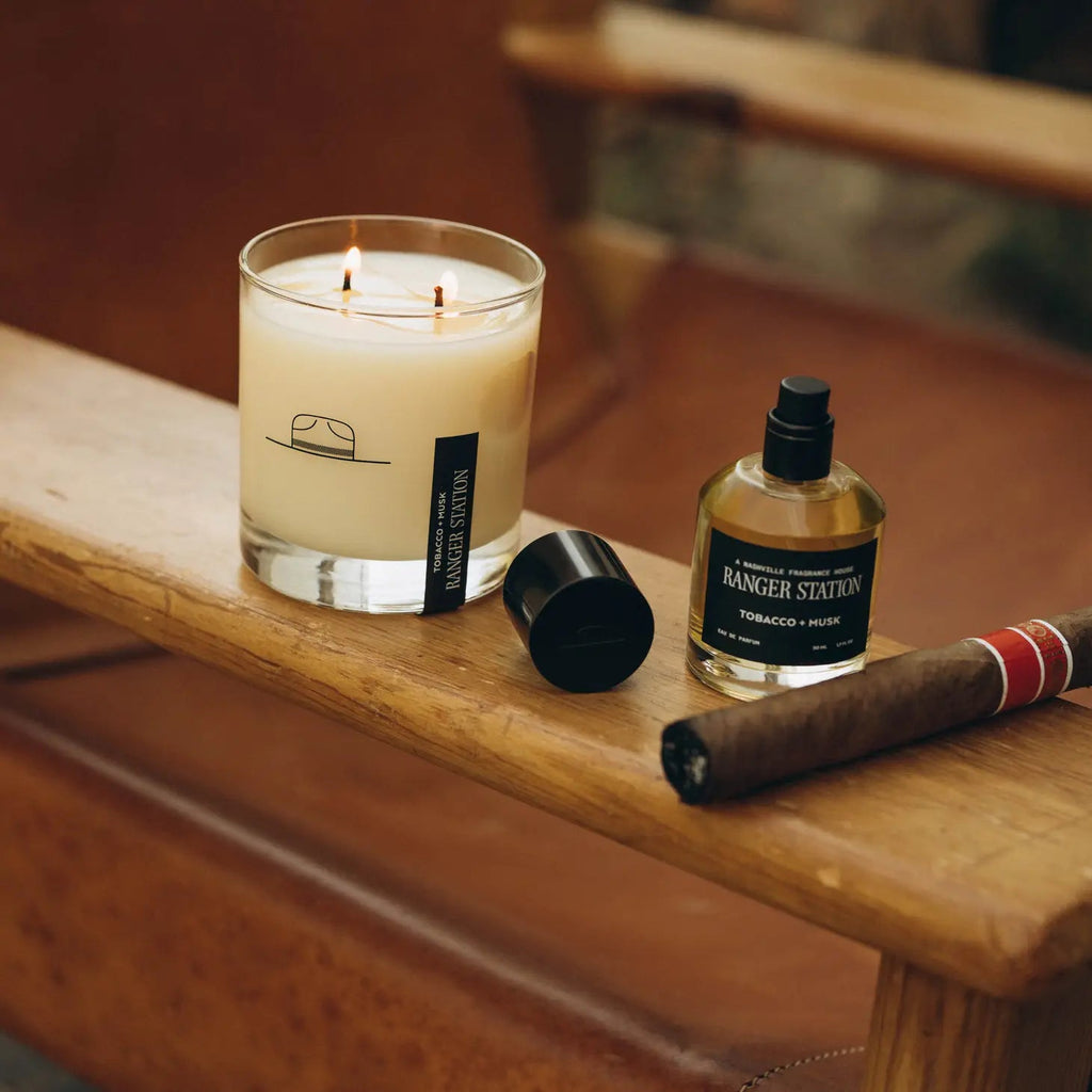 Tobac + Musk Candle | {neighborhood} Ranger Station