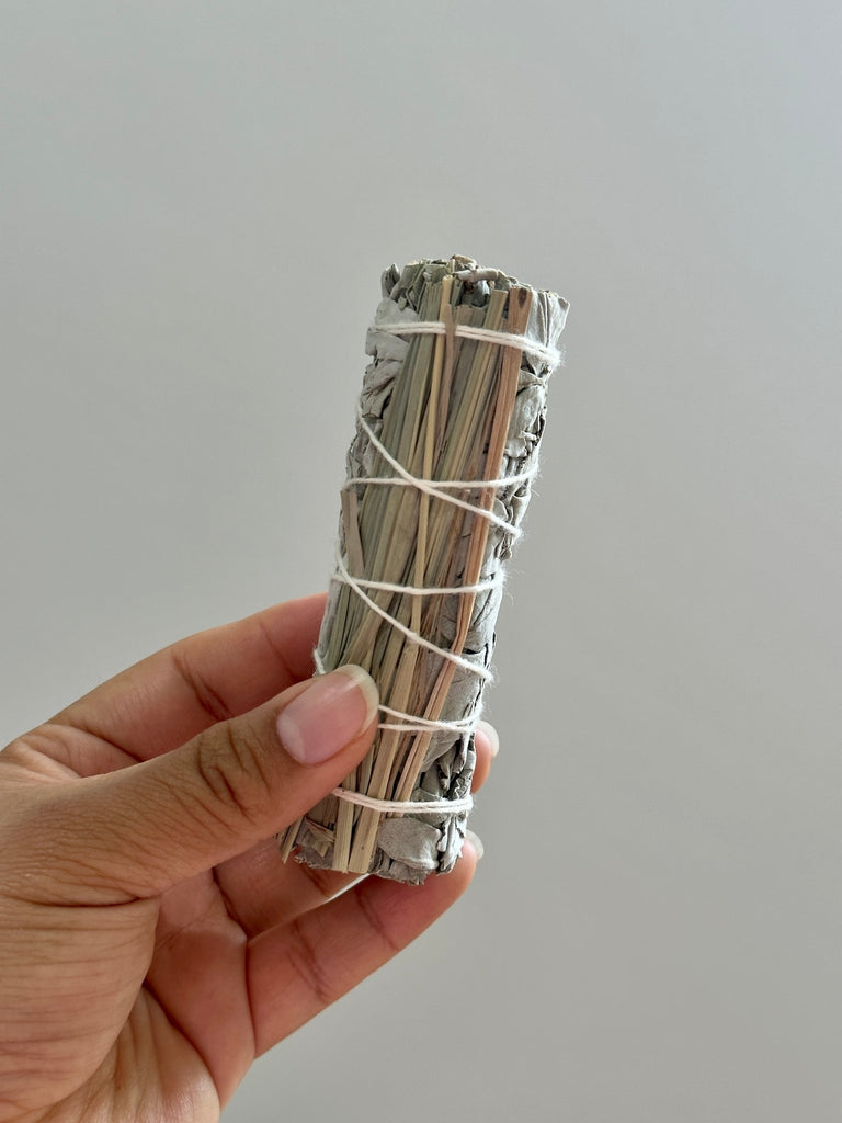 White Sage + Lemongrass Smudge Stick | {neighborhood} Faiza Naturals