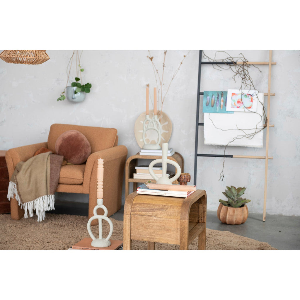 White Sand Taper Candelabra | {neighborhood} Bloomingville